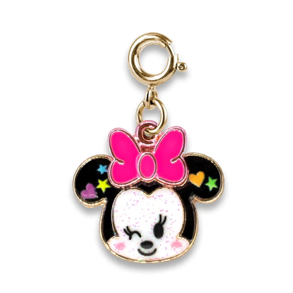 Charm It Gold Glitter Minnie Charm MIN01C8