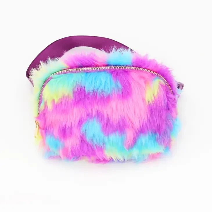 Mavi Bandz Bright Fur Fanny Waist Pack Belt Bag