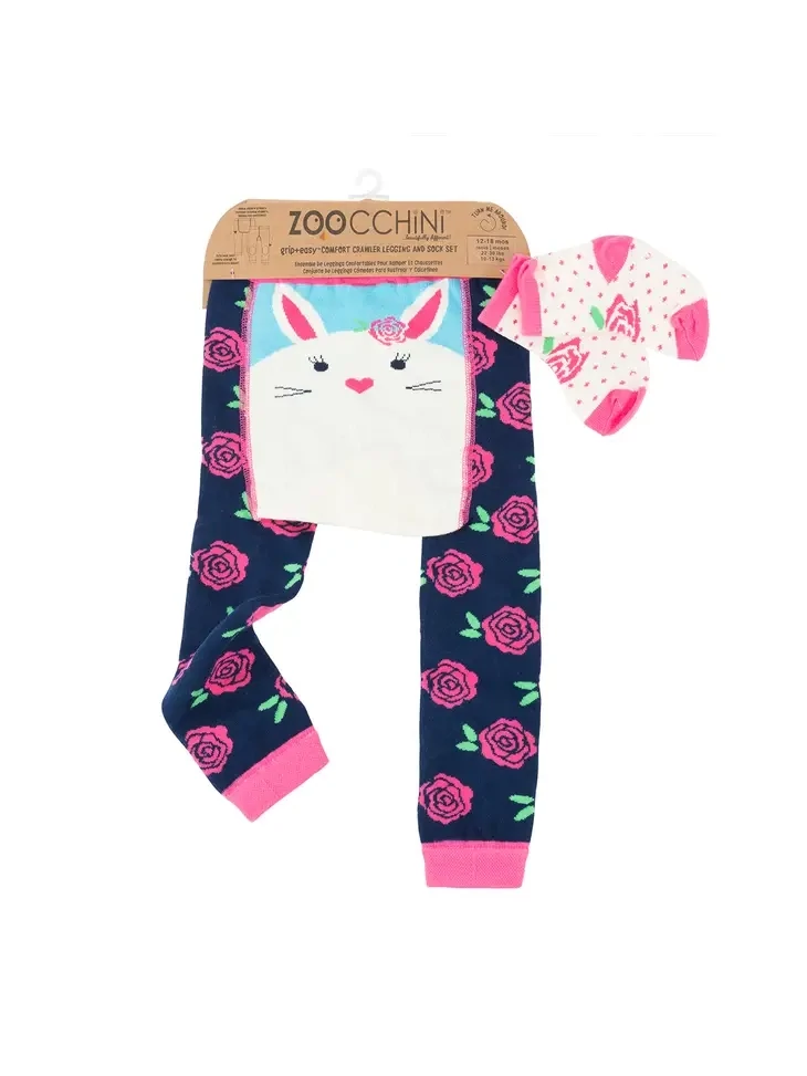 Zoocchini Legging & Sock Set Bella the Bunny*