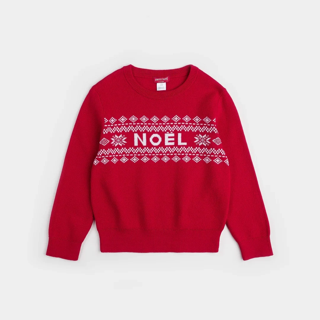 Petit Lem Baby &amp; Kids  Red Sweater 01Y*