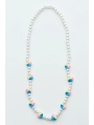 Sparkle Sisters Tiny Heart Pearl Necklace*