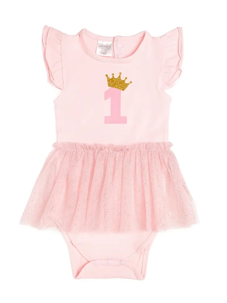 Sweet Wink 1st Birthday Tank Tutu Bodysuit*