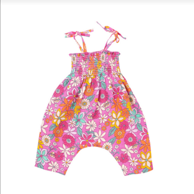 Angel Dear BBG Tropical Floral Tie Romper