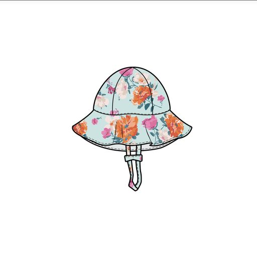 Angel Dear Baby Soft Petals Floral Sunhat