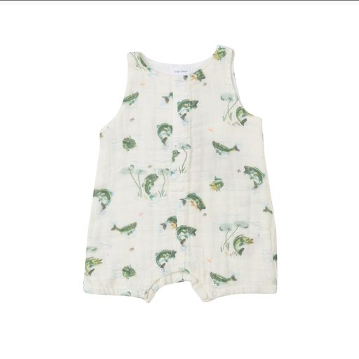 Angel Dear Baby Boys Bass Shortie Romper 009