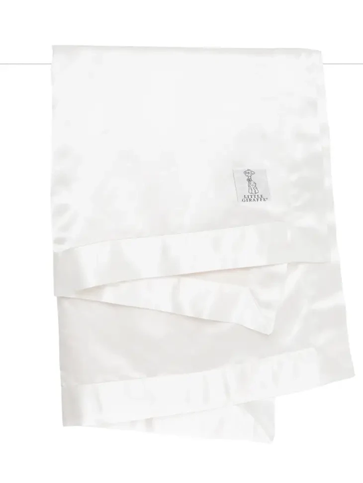 Little Giraffe Velvet Deluxe Baby Blanket - Cream*