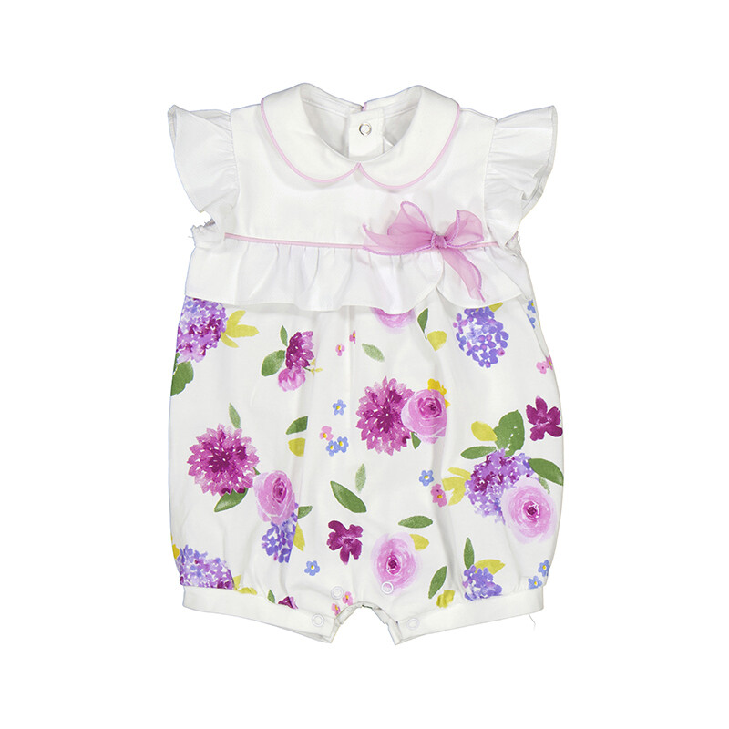 Mayoral Baby Girl Short Lullaby Rose Romper 1704