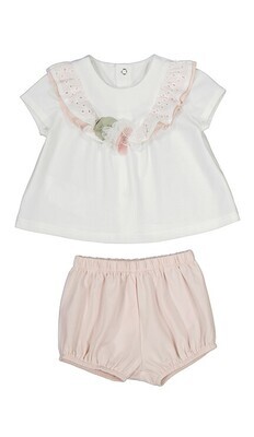 Mayoral Baby Girls Lullaby Rose Short Set 1610