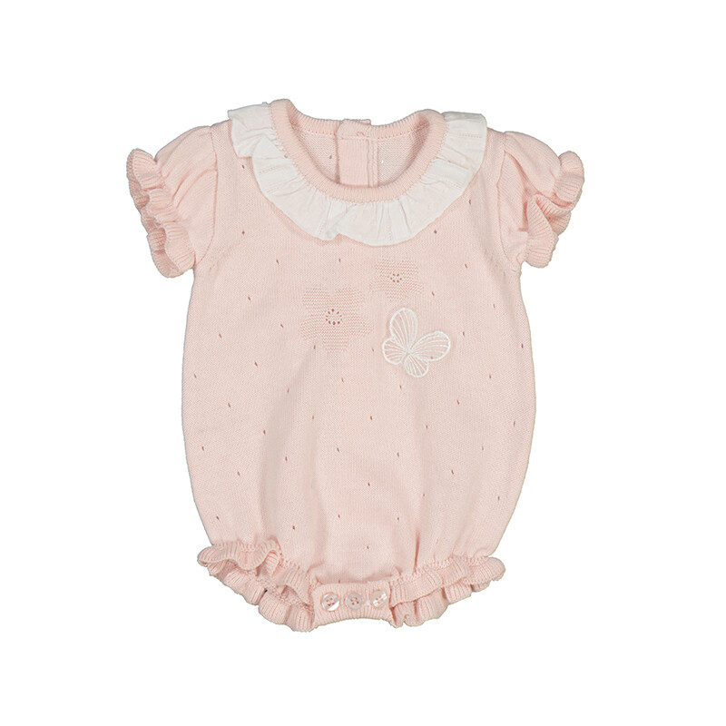 Mayoral Baby Girls Tricot Romper (Nude) 1601