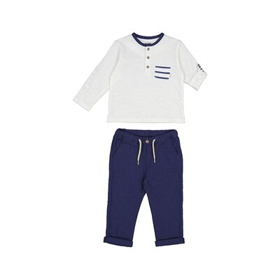 Mayoral Baby Boys Bambula Short Set (Ink)1554