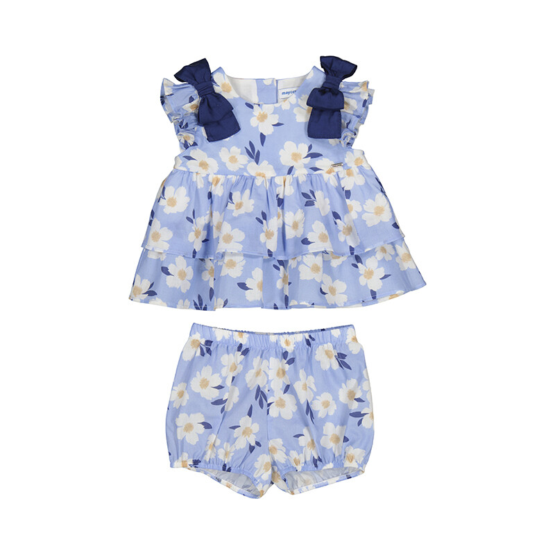 Mayoral Baby Girls Indigo Short Set 1232