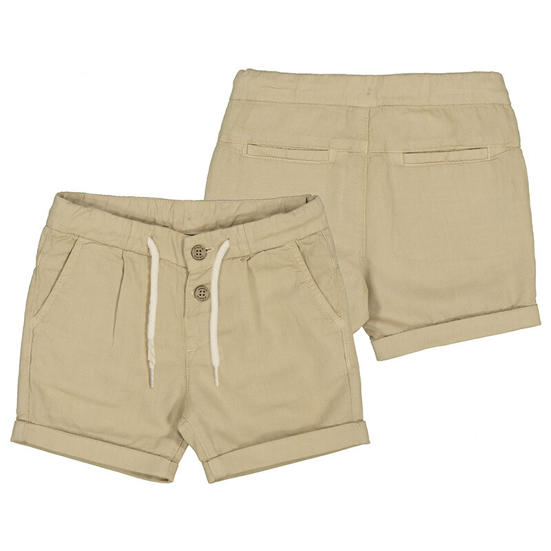 Mayoral Baby Boy Cookie Linen Relax Shorts 1227