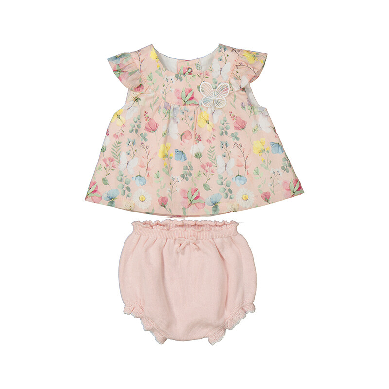 Mayoral Baby Girls Tricot Short Set 1201