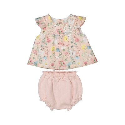 Mayoral Baby Girls Tricot Short Set 1201