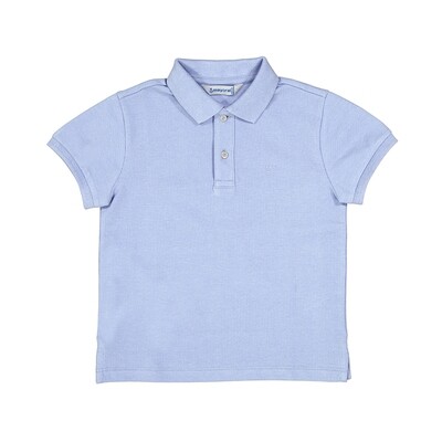 Mayoral Boys Basic Sky Blue S/S Polo 150 890