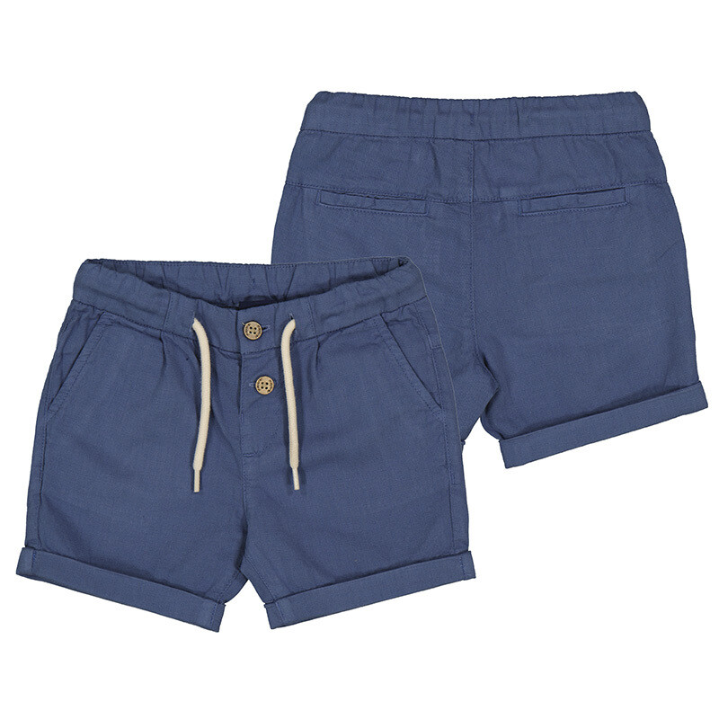 Mayoral Baby Boy Indigo Linen Relax Shorts 1227