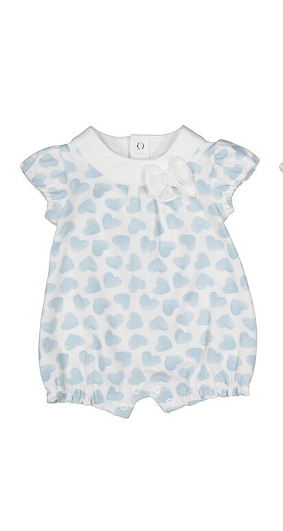 Mayoral Baby Short Glass Heart Romper 1710a