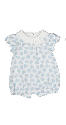 Mayoral Baby Short Glass Heart Romper 1710a