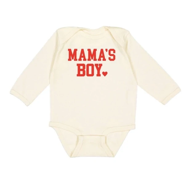 Sweet Wink Mama&#39;s Boy Valentine&#39;s Day L/S Bodysuit
