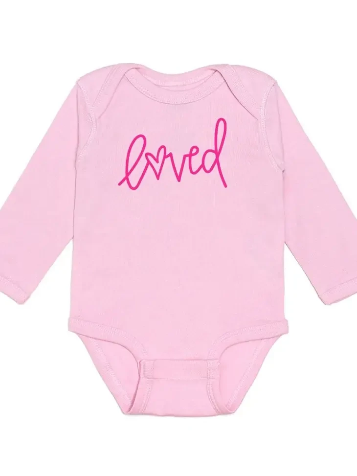 Sweet Wink Loved Valentine&#39;s Day L/S Bodysuit*