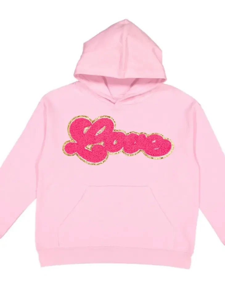 Sweet Wink Love Script Patch Youth Hoodie*