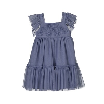 Mayoral Girls Sky Tulle Dress 3929