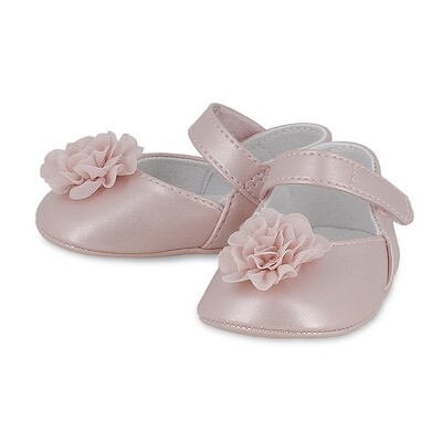 Mayoral Baby Girls Floral Mary Janes (Nude) 9740