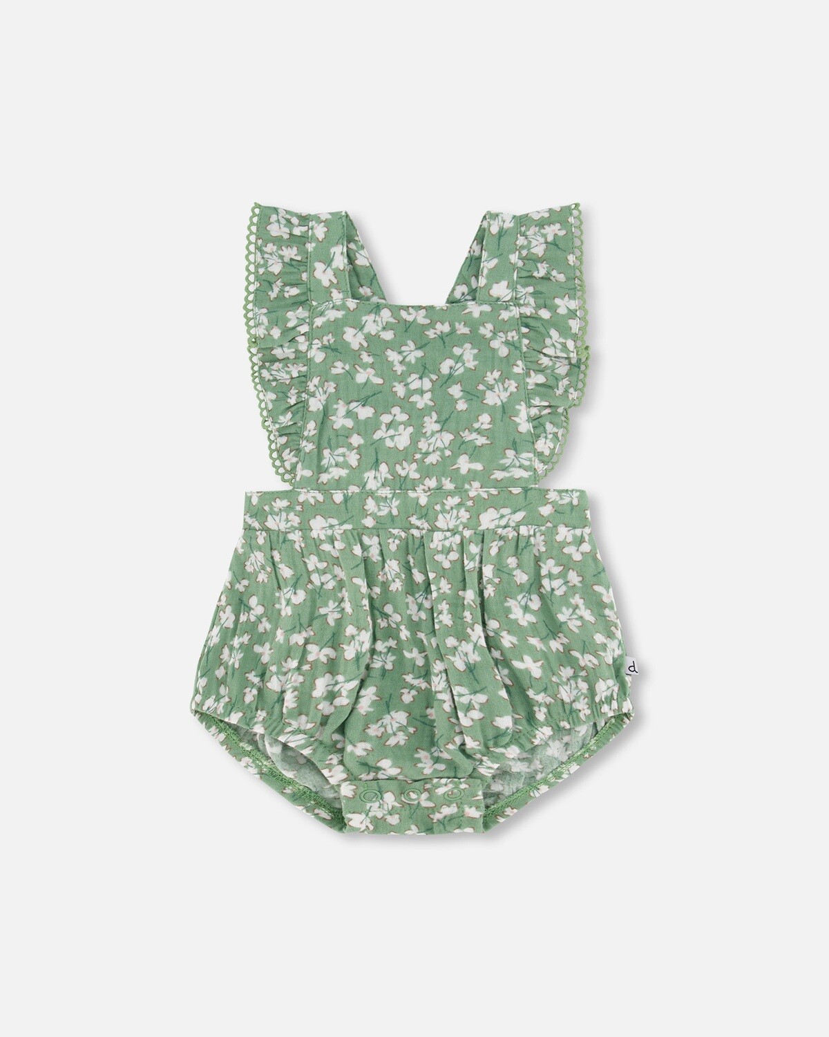 Deux Par Deux Baby Girl Ditsy Floral Romper F41