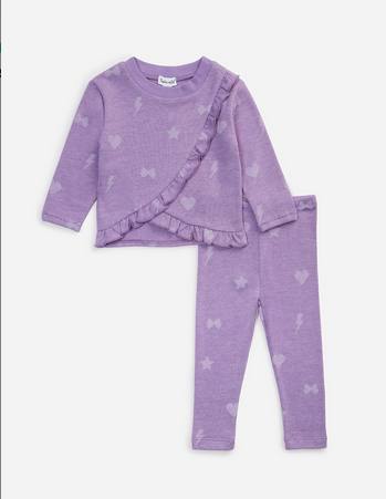 Splendid Girls Funfetti Ruffle Top Set 4633*