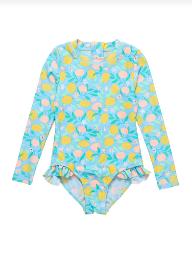 Snapper Rock Girls Lemon Drops Surf Suit 036