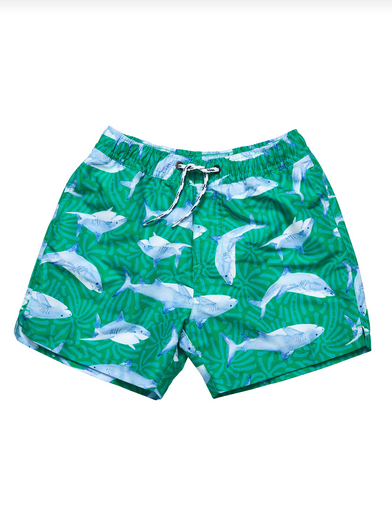 Snapper Rock Boys Reef Shark Swim Shorts 125