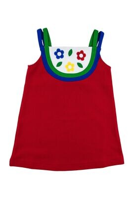 Eiseman Girls Knit Dress w/Flowers 207