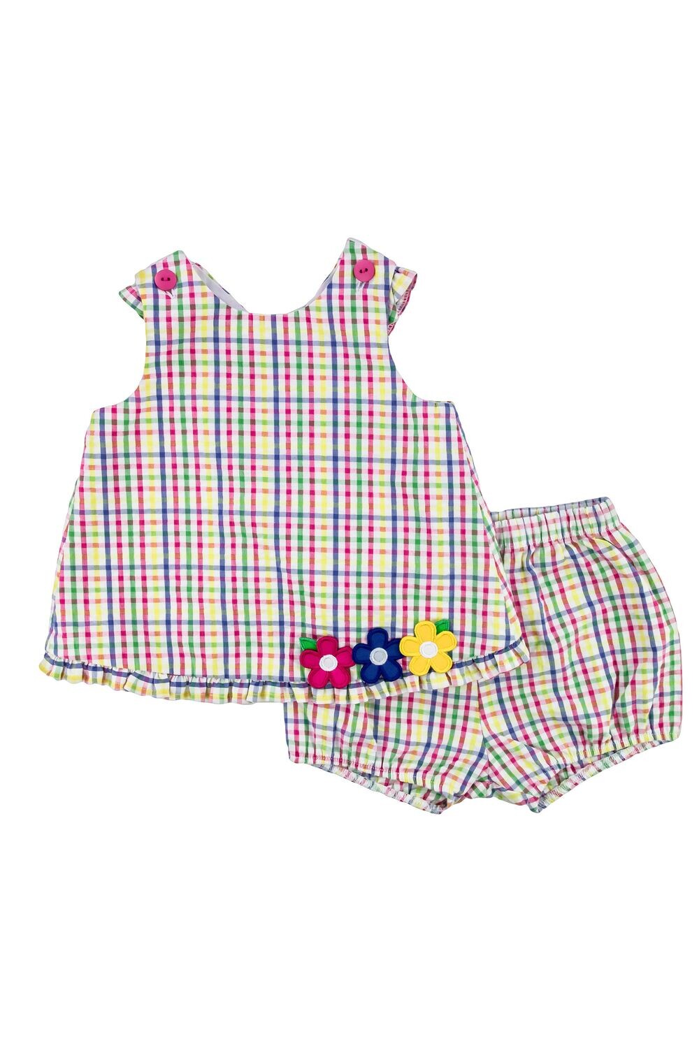 Eiseman Baby Girls Top &amp; Bloomer Set w/Flowers 218