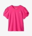 Hatley Girls Fuchsia Twisted Sleeve Tee 718