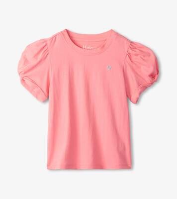 Hatley Girls Sachet Pink Twisted Sleeve Tee 718