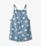 Hatley Girls Hearts Slouchy Blue Overall 801