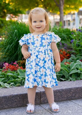 Mabel & Honey Baby Girls Aloha Dress 597