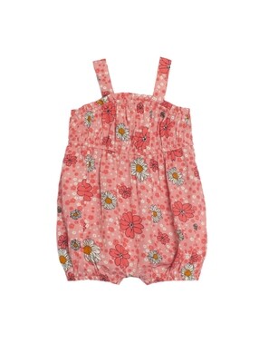 Mabel & Honey Baby Girls Pink Power Romper 661