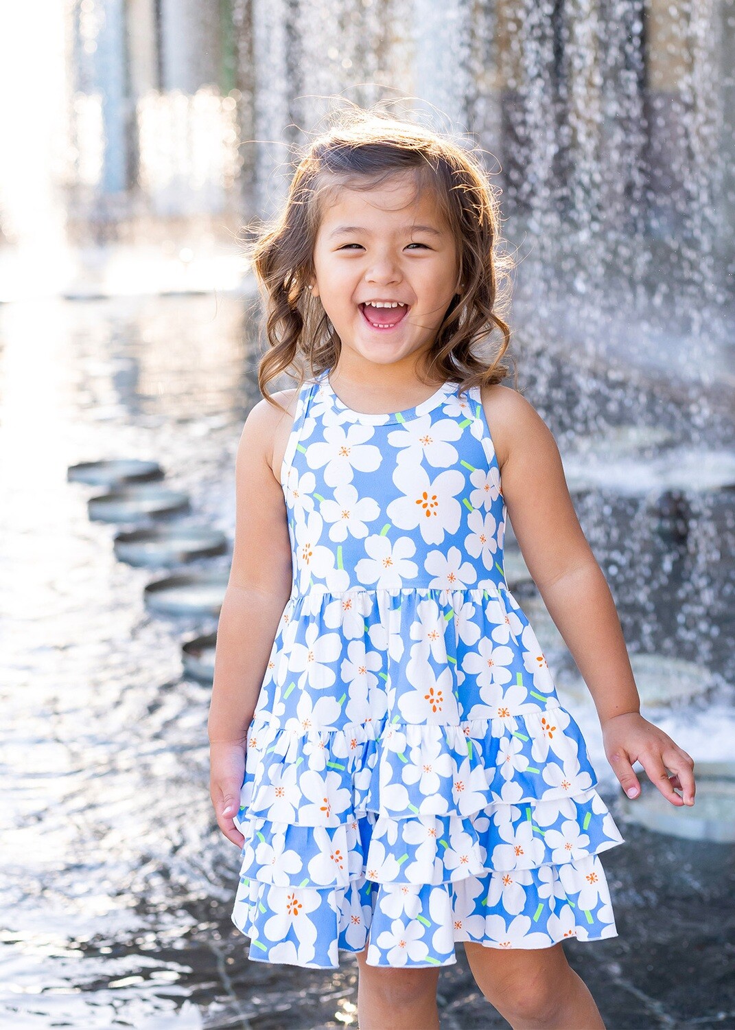 Mabel &amp; Honey Girls Aloha Dress 596