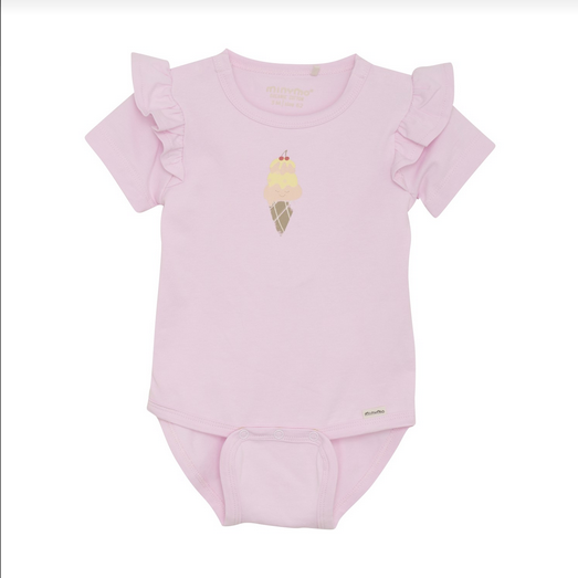 Minymo BGirl Pink Tulle S/S Body 525