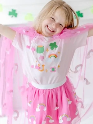 Sweet Wink Lucky Doodle St. Patty's Day S/S Ballet