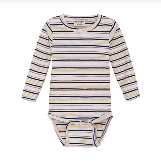 Minymo Baby Pristine L/S Stripe Body 504