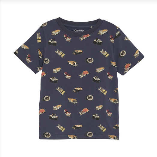 Minymo Boys Blue Nights S/S T-Shirt 489