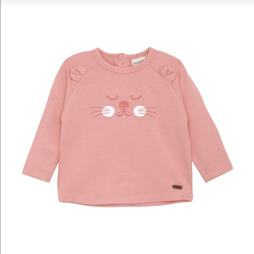 Minymo Baby Girls Strawberry Ice Sweatshirt 486