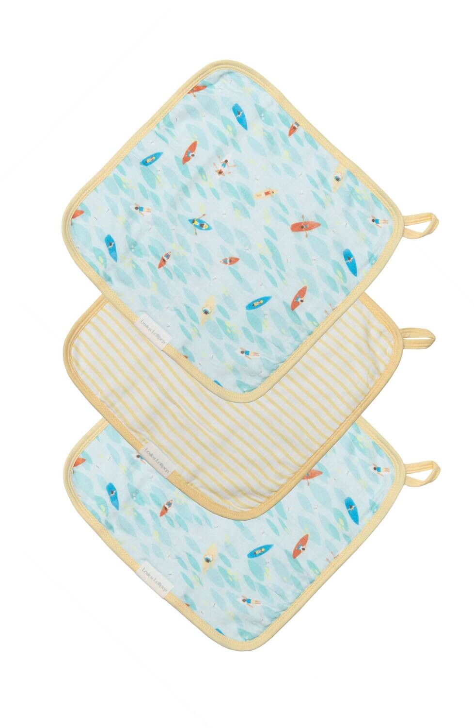 Loulou Lollipop Washcloth 3-pieces Set - Kayaks 965