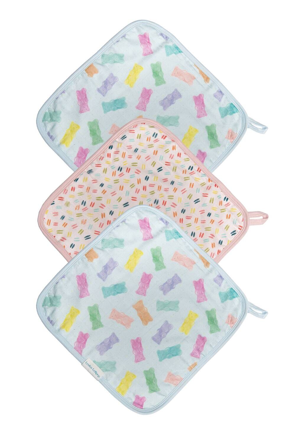 Loulou Lollipop Washcloth 3-pieces Set - Gummy Bear 215