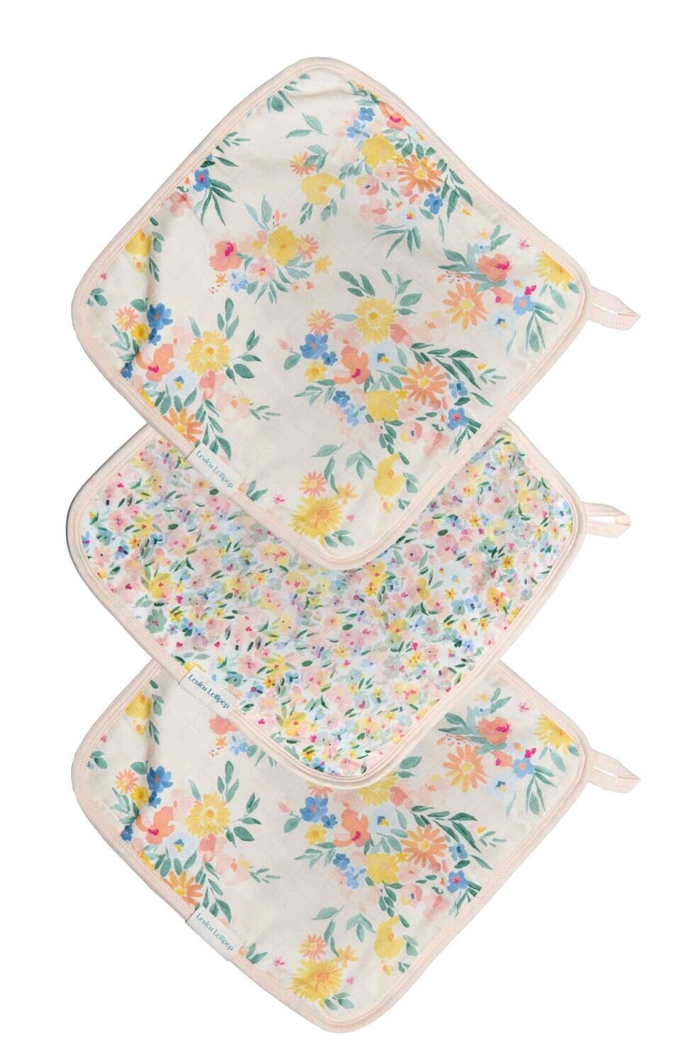 Loulou Lollipop Washcloth 3-pieces Set - Floral Bouquet 028