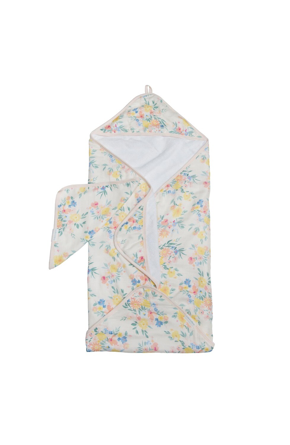 Loulou Lollipop Hooded Towel Set- Floral Bouquet 977
