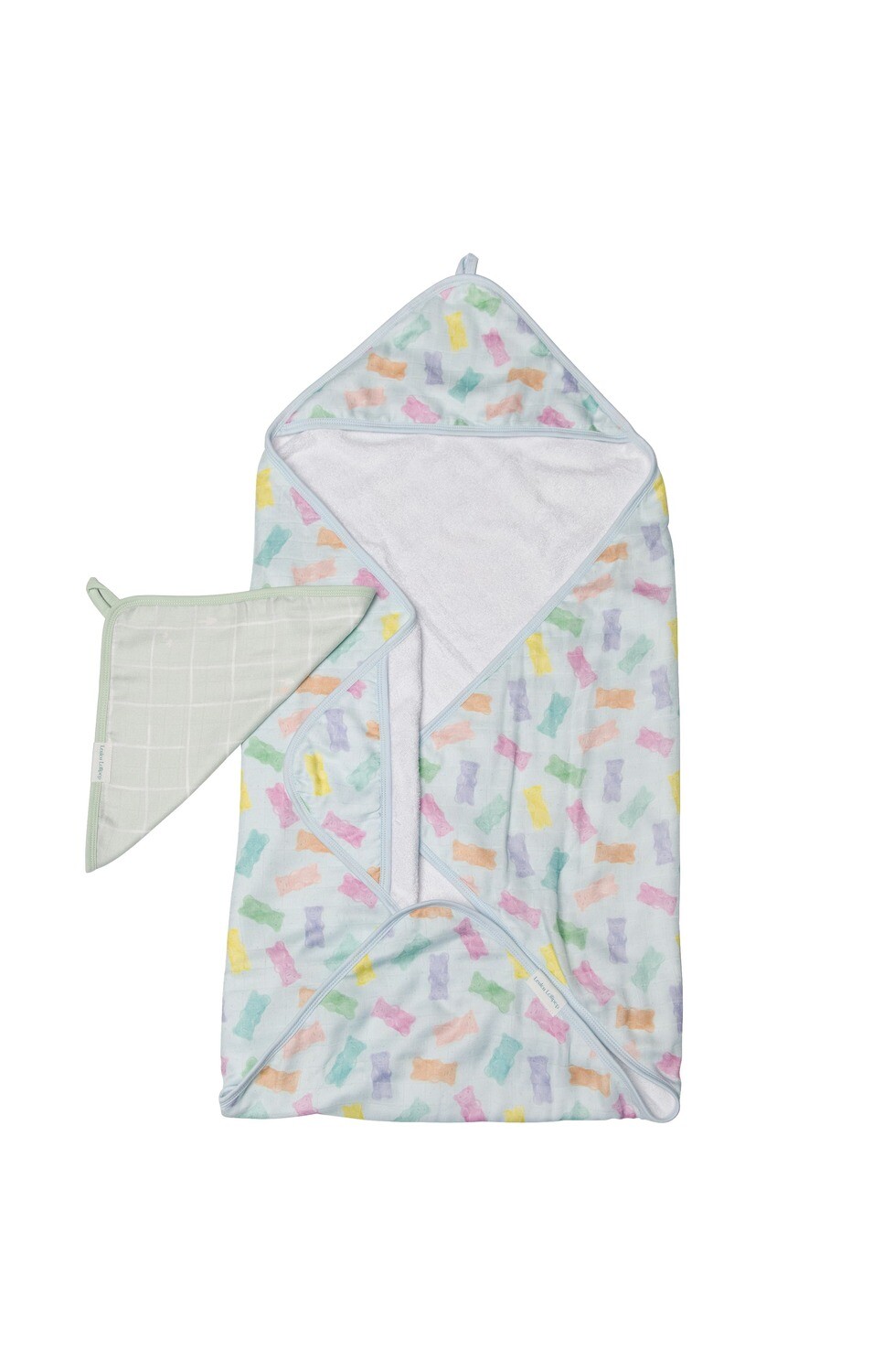 Loulou Lollipop Hooded Towel Set- Gummy Bear 178