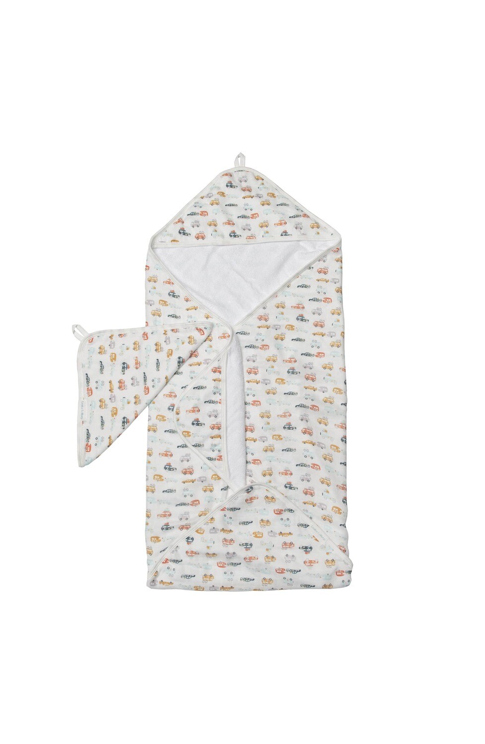 Loulou Lollipop Hooded Towel Set - Camper Vans 327